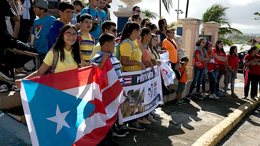 Símbolos de la JMJ en Puerto Rico