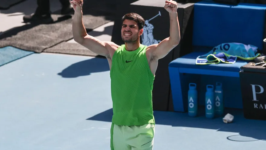 Carlos Alcaraz en Melbourne