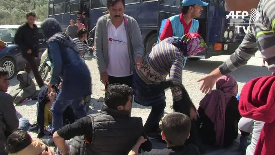 Mujer y niño mueren en naufragio frente a Lesbos