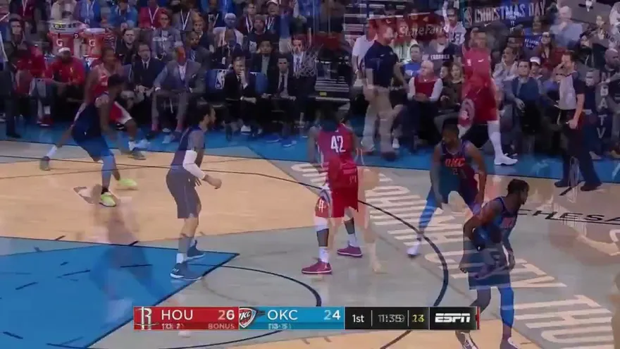 Oklahoma City Thunder  acabó con Houston Rockets