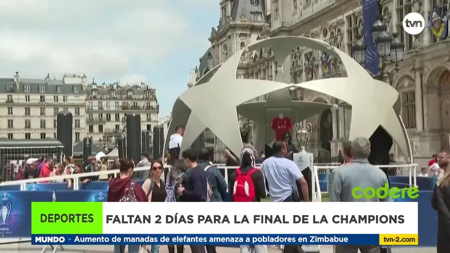 TVN y TVMAX se han tomado París para la final de la Champions League
