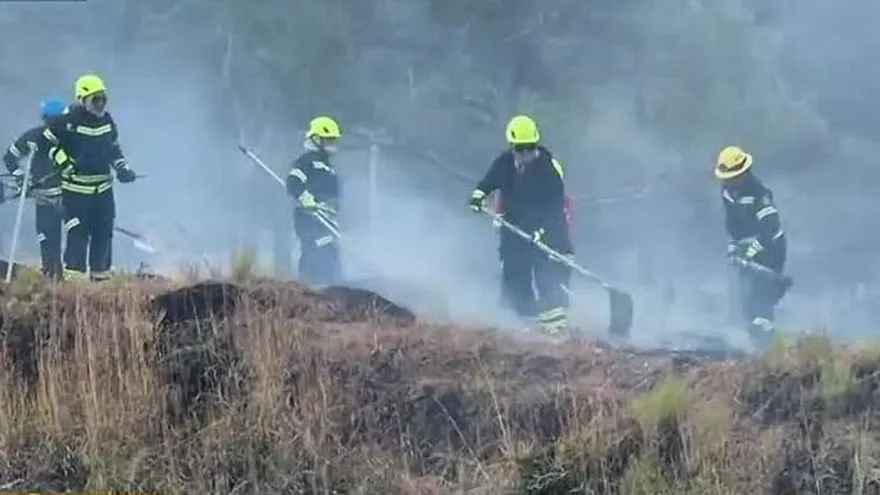 Incendio subterráneo obliga a redoblar esfuerzos de control en Tierras Altas