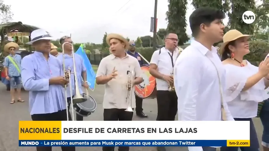 Desfile de carretas en Chriquí