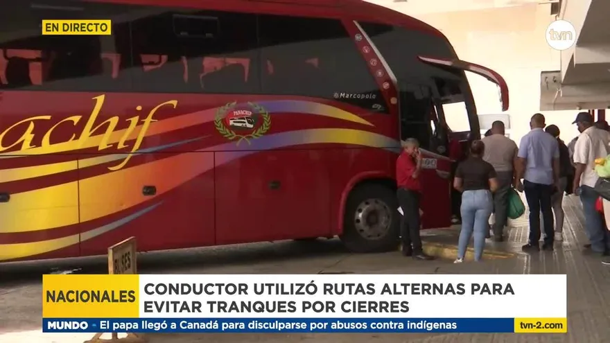 Conductores utilizan rutas alternas para evitar bloqueos en Veraguas