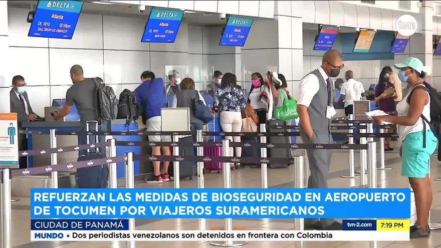 Variante brasileña lleva al aeropuerto de Tocumen a reforzar medidas