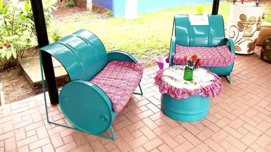 Reciclajes de estudiantes en el Instituto Rubiano