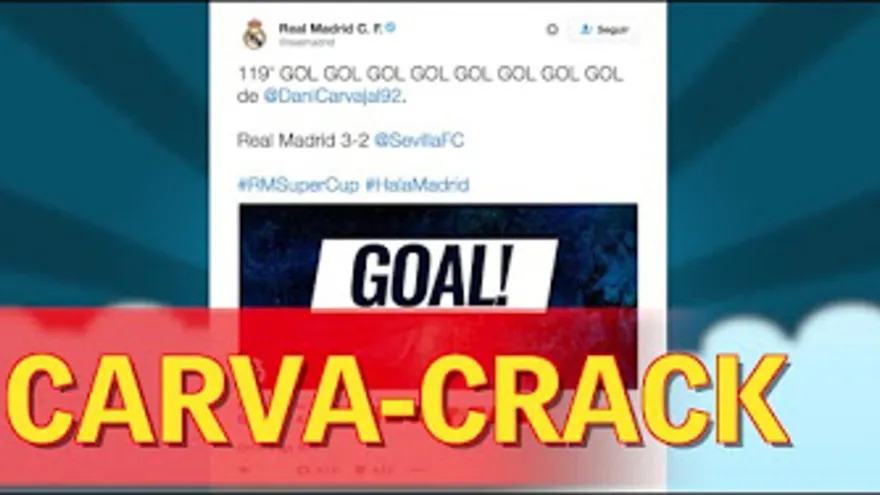 Twitter reventó con el golazo de Carvajal al Sevilla