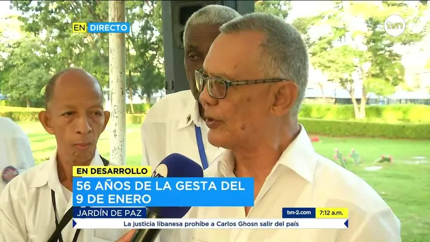 Actos por el 9 de enero en el Jardín de Paz