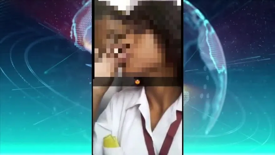 Video de estudiantes cuando fuman supuesta droga