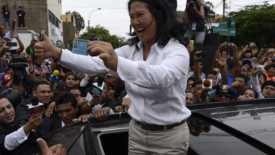 Keiko Fujimori ganó los comicios pero tendrá que disputar segunda vuelta, según diversos sondeos. EFE