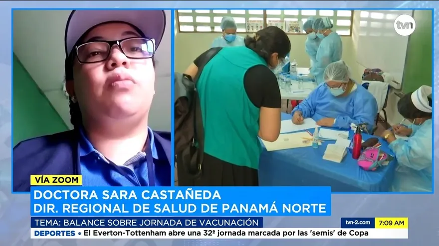Balance de la jornada de vacunación en Panamá Norte