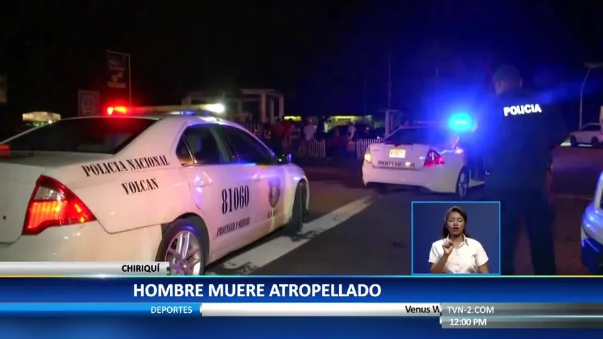 Atropellan a adulto mayor en Chiriquí