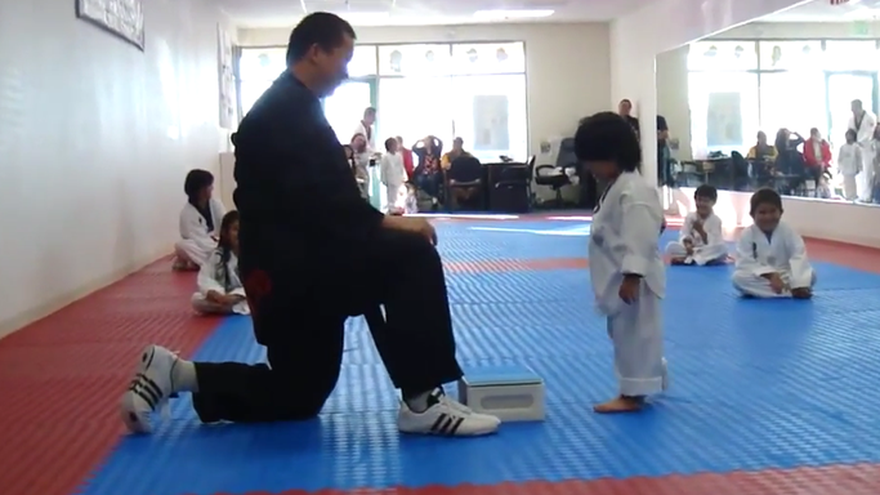 Él pequeño logró su objetivo