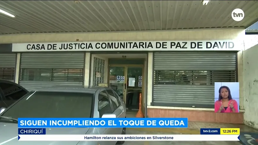 Aumentan detenciones en Chiriquí por violar toque de queda