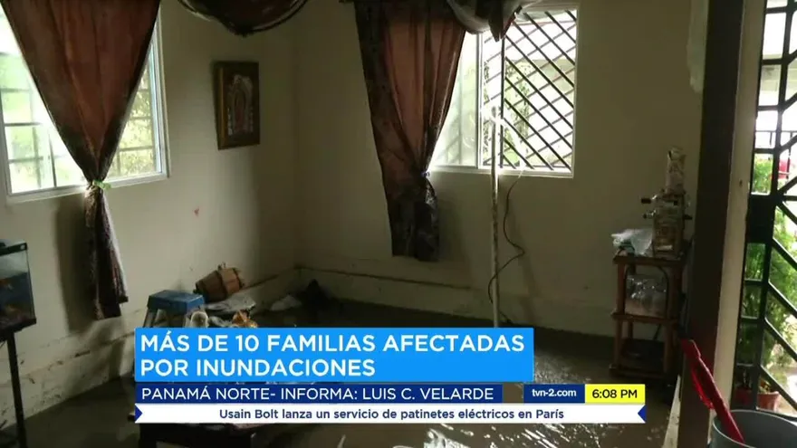 Alrededor de 30 casas afectadas por inundaciones en Chilibre