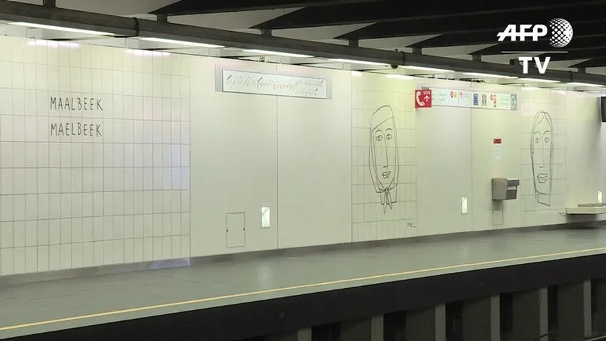 Reabre estación de metro en Bruselas un mes después de atentado