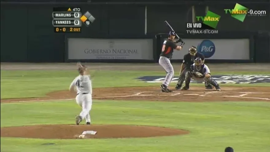 La primera carrera del partido fue de los Marlins