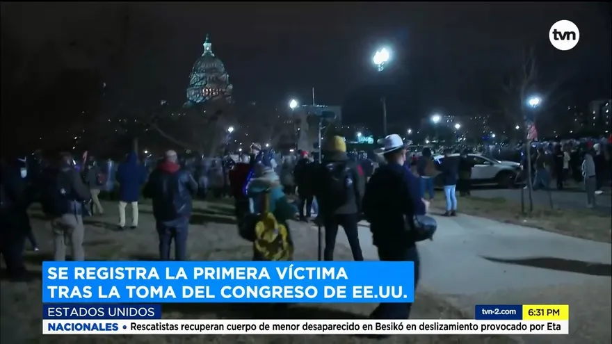 Un muerto en revuelta en el Capitolio
