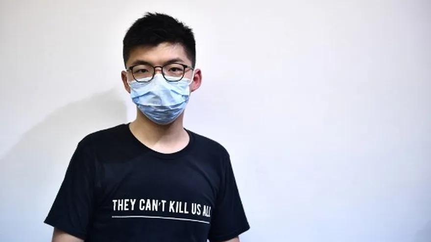 Joshua Wong, una de las figuras destacadas del movimiento pro-democracia en Hong Kong
