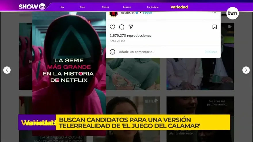 Buscan candidatos para telerrealidad de El Juego de Calamar