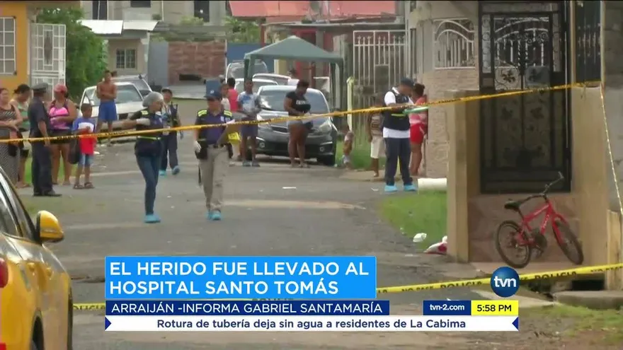 Hombre de 30 años es herido de bala en 'El Chorrillito' de Arraiján