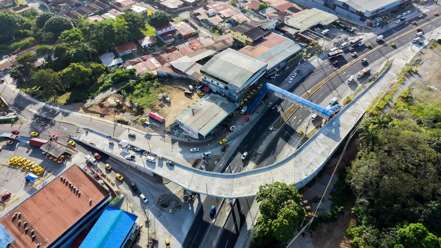 El proyecto del intercambiador en la entrada de La Cabima, en la provincia de Panamá.