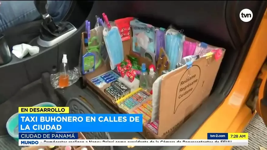Taxista se reinventa en la nueva normalidad