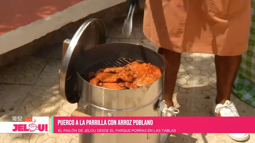 Receta: puerco a la parrilla con arroz poblano