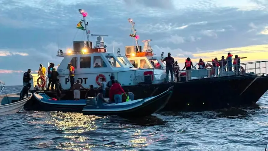 Guyana ferry capsizes, killing at least 53