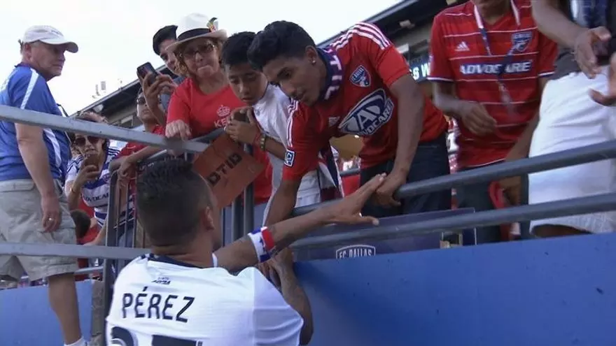 Blas Pérez, agradeció el apoyo de los panameños en Dallas