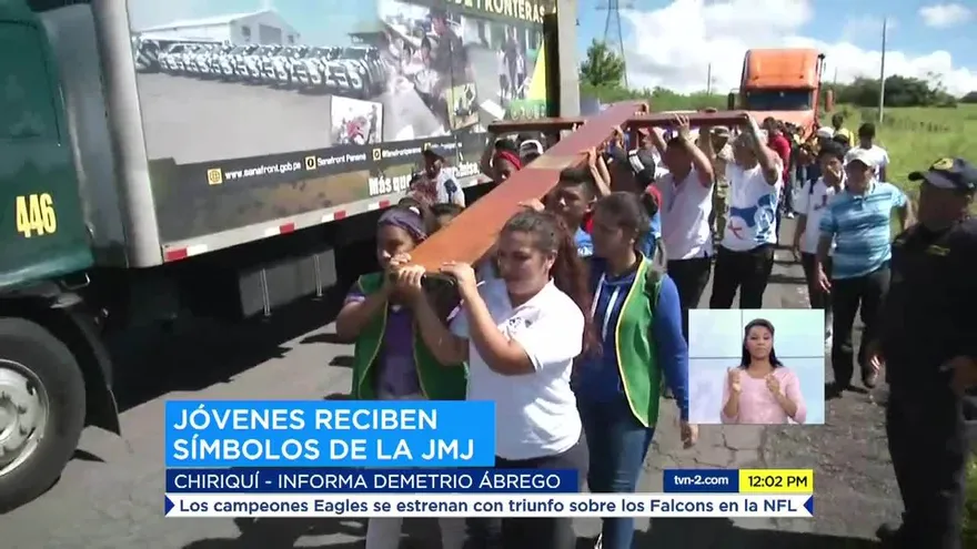 Símbolos de la JMJ llegan a Chiriquí