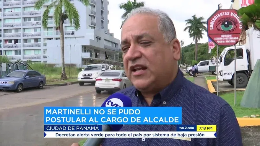 Martinelli no podrá aspirar a la alcaldía dentro del CD