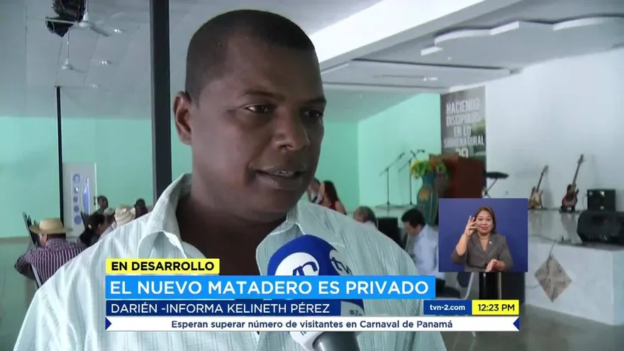 Recorrido por matadero que será utilizado en Darién