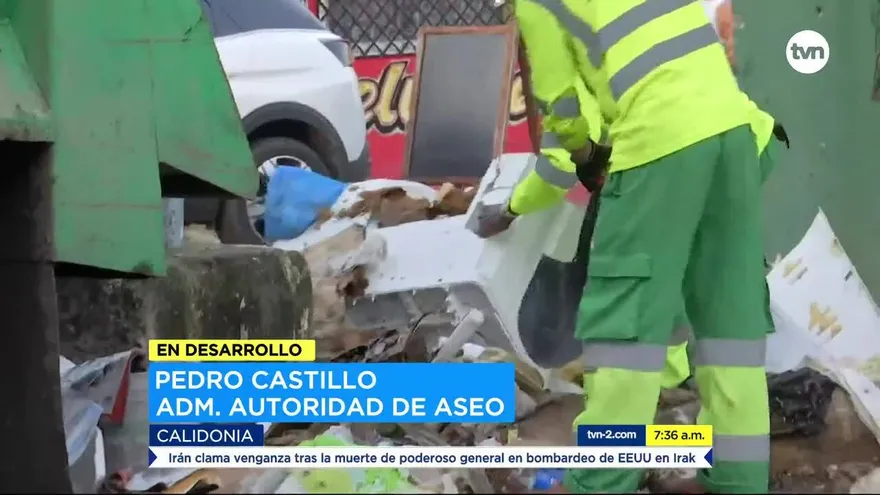 Operativos de limpieza en la capital