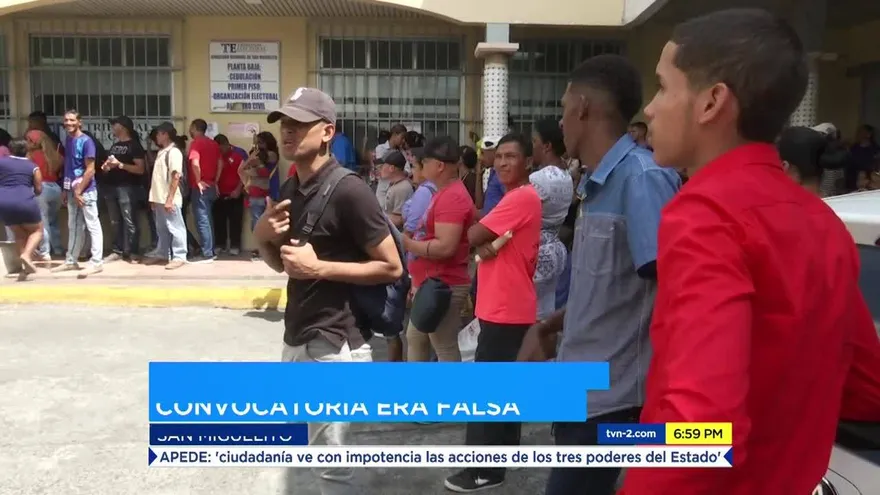 El falso llamado para ir en busca de una cédula juvenil