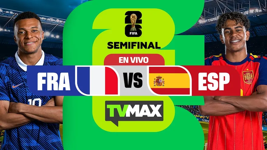 FRANCIA 🇫🇷 VS 🇪🇸  ESPAÑA ( PARTIDO COMPLETO ) | SEMIFINAL | MUNDIAL FIFA 2026 | TVMAX | EN VIVO
