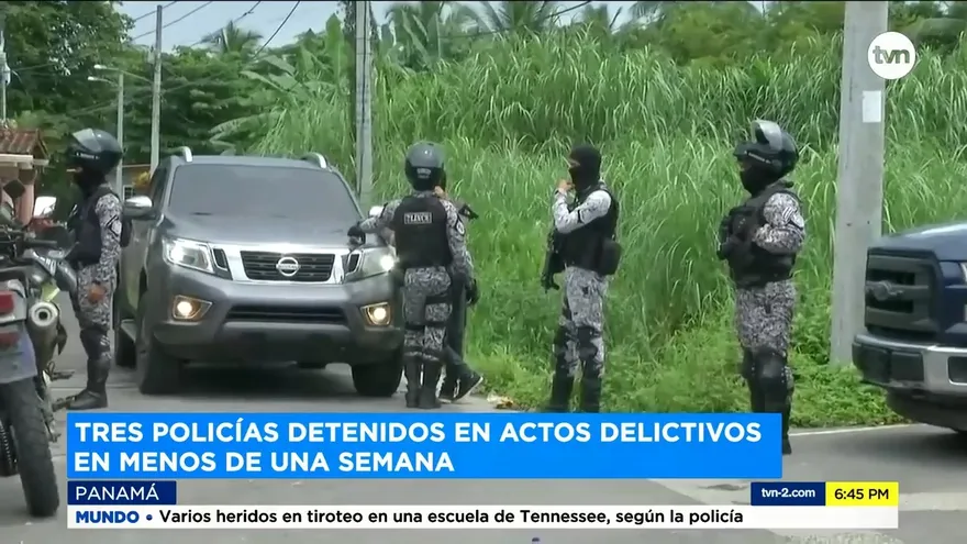 Siguen cayendo miembros de la policía nacional en actos delictivos