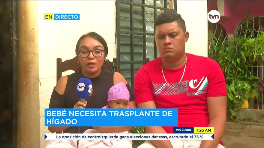 Piden ayuda para bebé que necesita trasplante de hígado