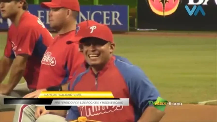 Carlos Ruiz pretendido por los Rockies y los Medias Rojas