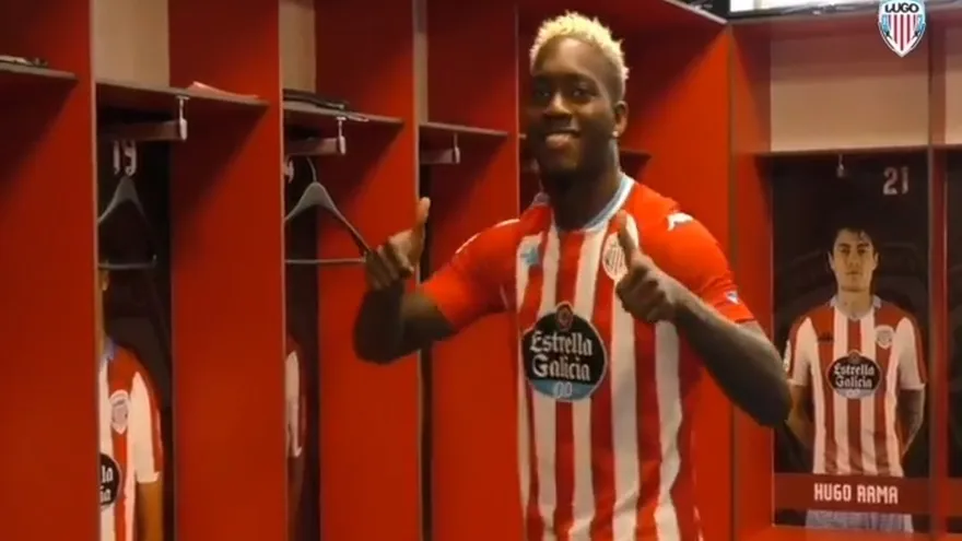 El panameño José Luis Rodríguez fue presentado este miércoles como nuevo jugador del Lugo