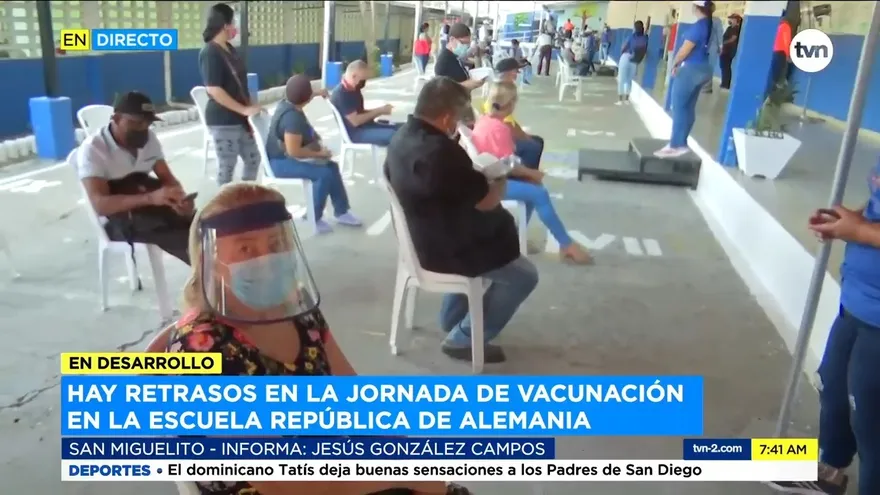 Reportan atrasos en la vacunación en escuela República de Alemania