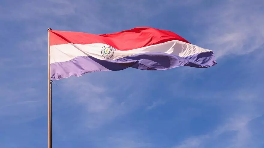 Imagen con fines ilustrativos de la bandera de Paraguay.