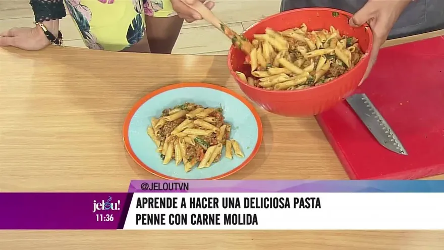 Aprende a hacer una deliciosa pasta penne con carne molida