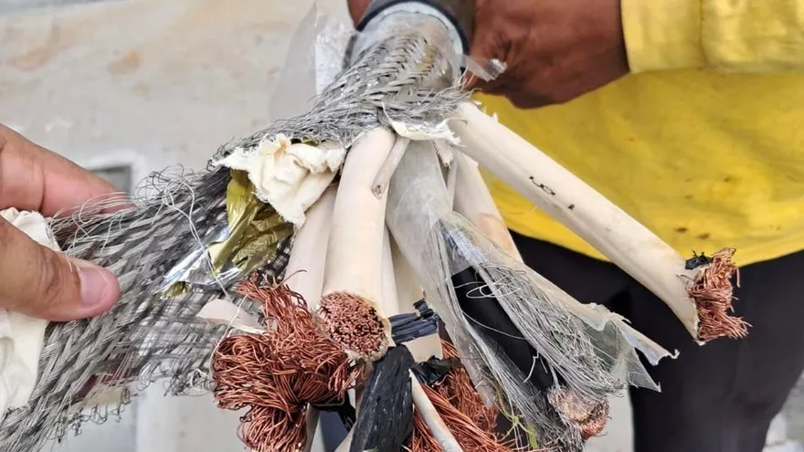 Individuos cortaron cables esenciales para el funcionamiento de una de las bombas del sistema