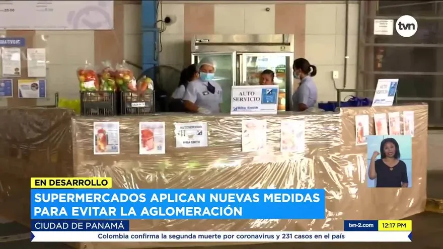Supermercados anuncian medidas para evitar aglomeraciones