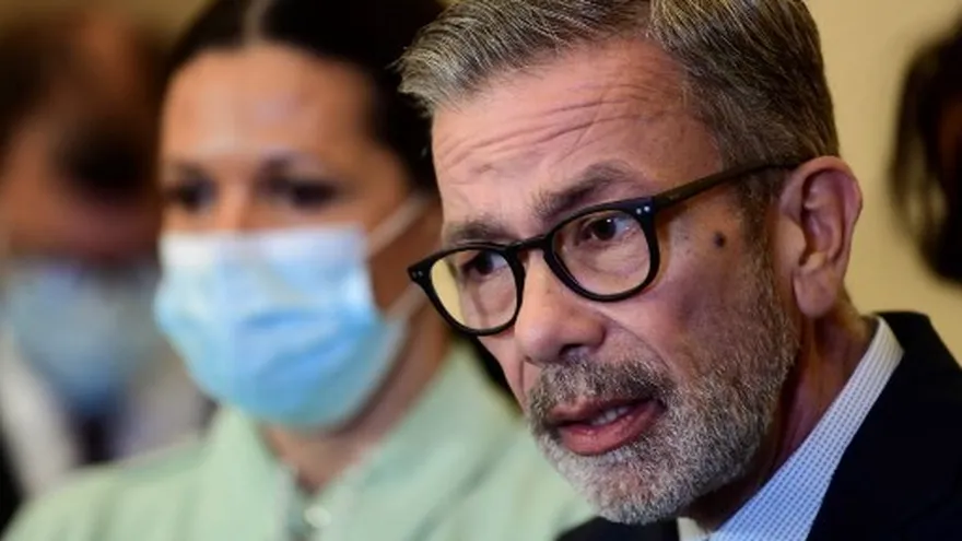 El jefe de la delegación opositora, Gerardo Blyde