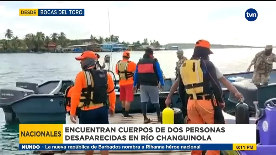 Se recuperan cuerpos de dos personas desaparecidas en el río Changuinola