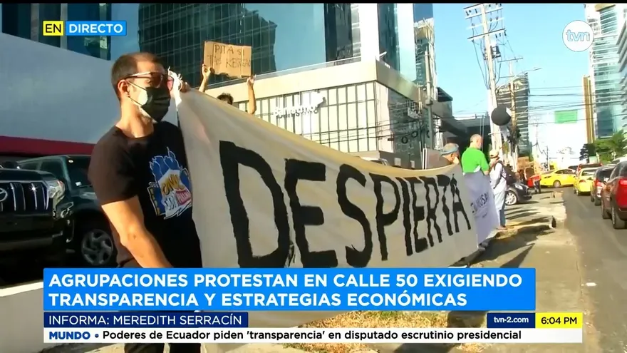 Siguen las protestas en Calle 50