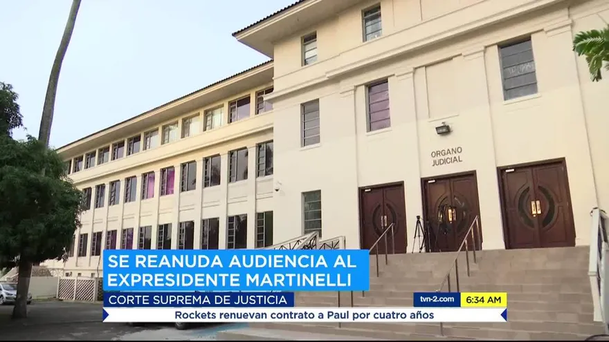 Este lunes se retoma audiencia de Martinelli