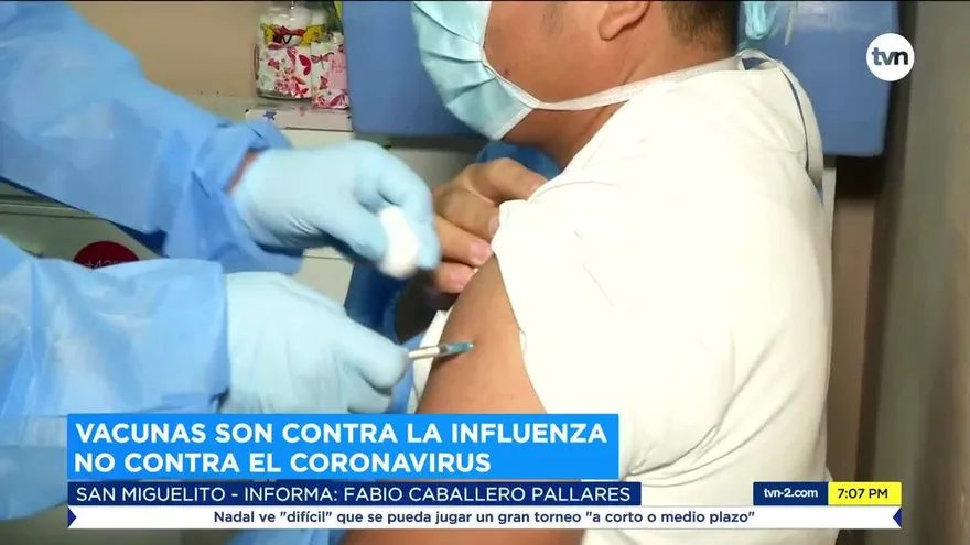 Entregaron 70 mil vacunas  contra la influenza en San Miguelito